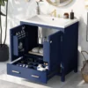 Bathroom Vanity with Sink 30 inch, Bathroom Storage Cabinet with 2 Doors and a Drawer, Bathroom Sink Multifunctional Storage 1