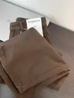 Jean Droit Rétro Américain pour Femme, Pantalon à Jambes Larges, Taille Haute, Ajusté, Café, Tendance, Denim, Nouvelle Collection Automne 2
