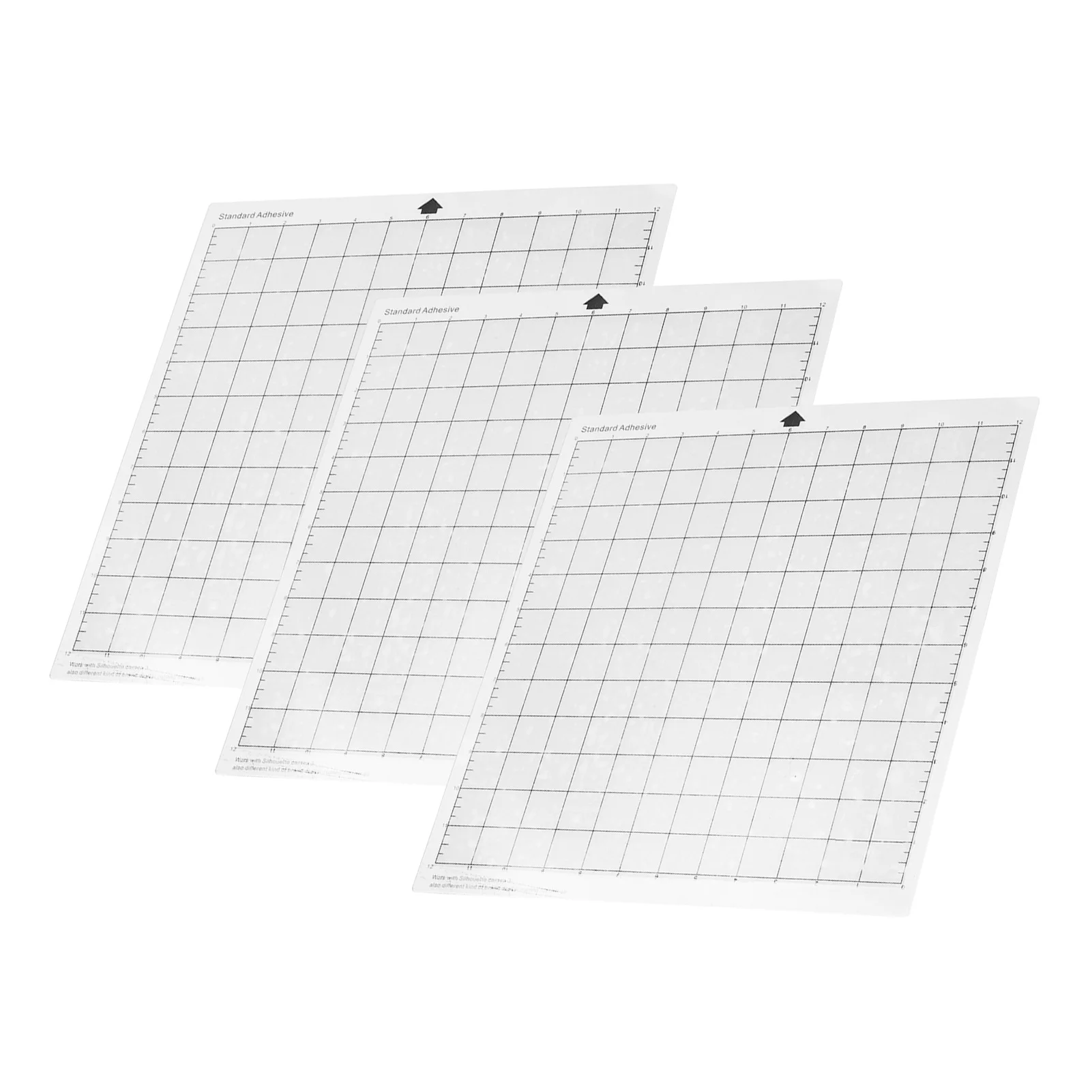 YOUNGINK Cutting Mat for Silhouette Cameo 3/2/1 [Standard-grip,12x12 Inch]  Adhesive&Sticky Non-slip Flexible Gridded Cut Mats