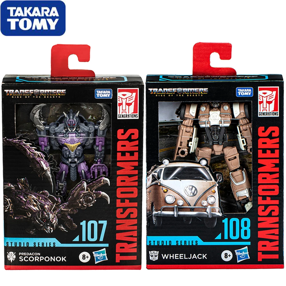Оригинальные фигурки-трансформеры Taraka Tomy Studio Series SS107 SS108 Predacon Scorponok Wheeljack класса люкс