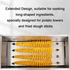 32L 40L Hot Selling Potato Chips Chicken Deep Fryer Commercial Tornado Potato Deep Fryer Electricity Cooker Deep Fryer 4