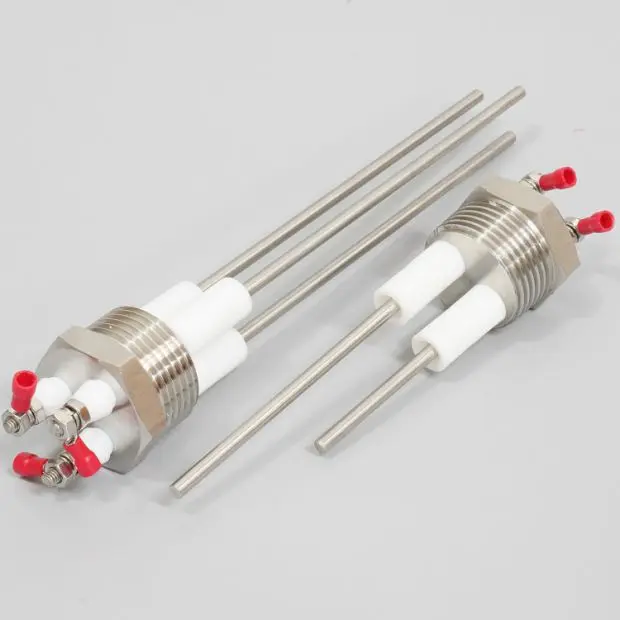 Stainless steel 304 boiler electrode water level probe probe rod sensor 1 inch, 2 poles and 3 poles