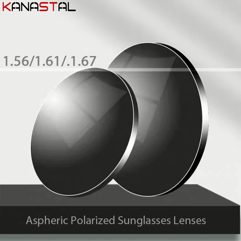 Prescription Polarized Lenses 1.56 1.61 1.67 Optical Resin Gray Lenses Anti Glare Sunglasses Myopia Reading Glasses Lens
