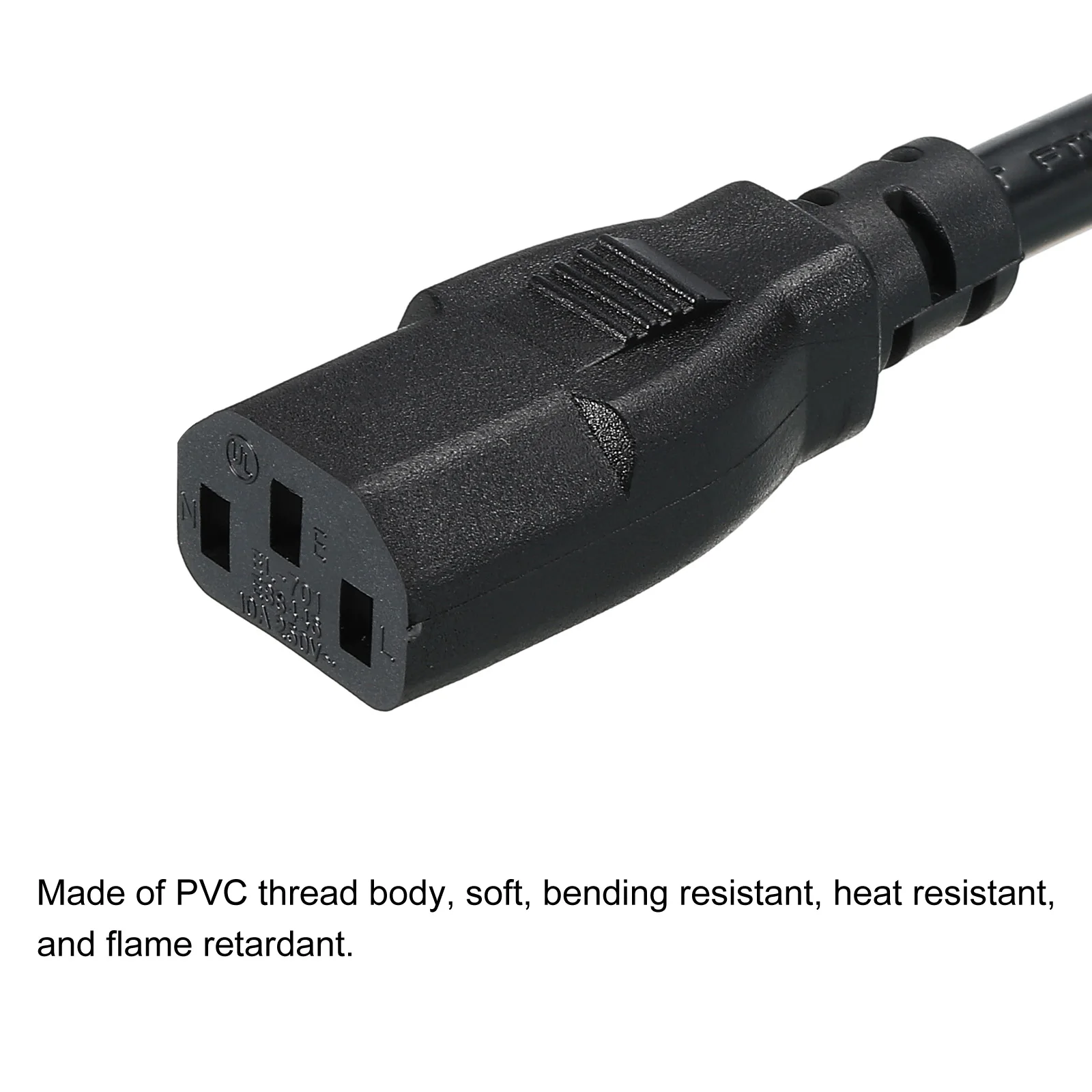 Ʈ TV ǻ  Ϳ AC  ڵ, US ÷ AC ̺, NEMA 5-15P  C13 , 1-3m, 3  14 AWG, 16/18 AWG, 1 