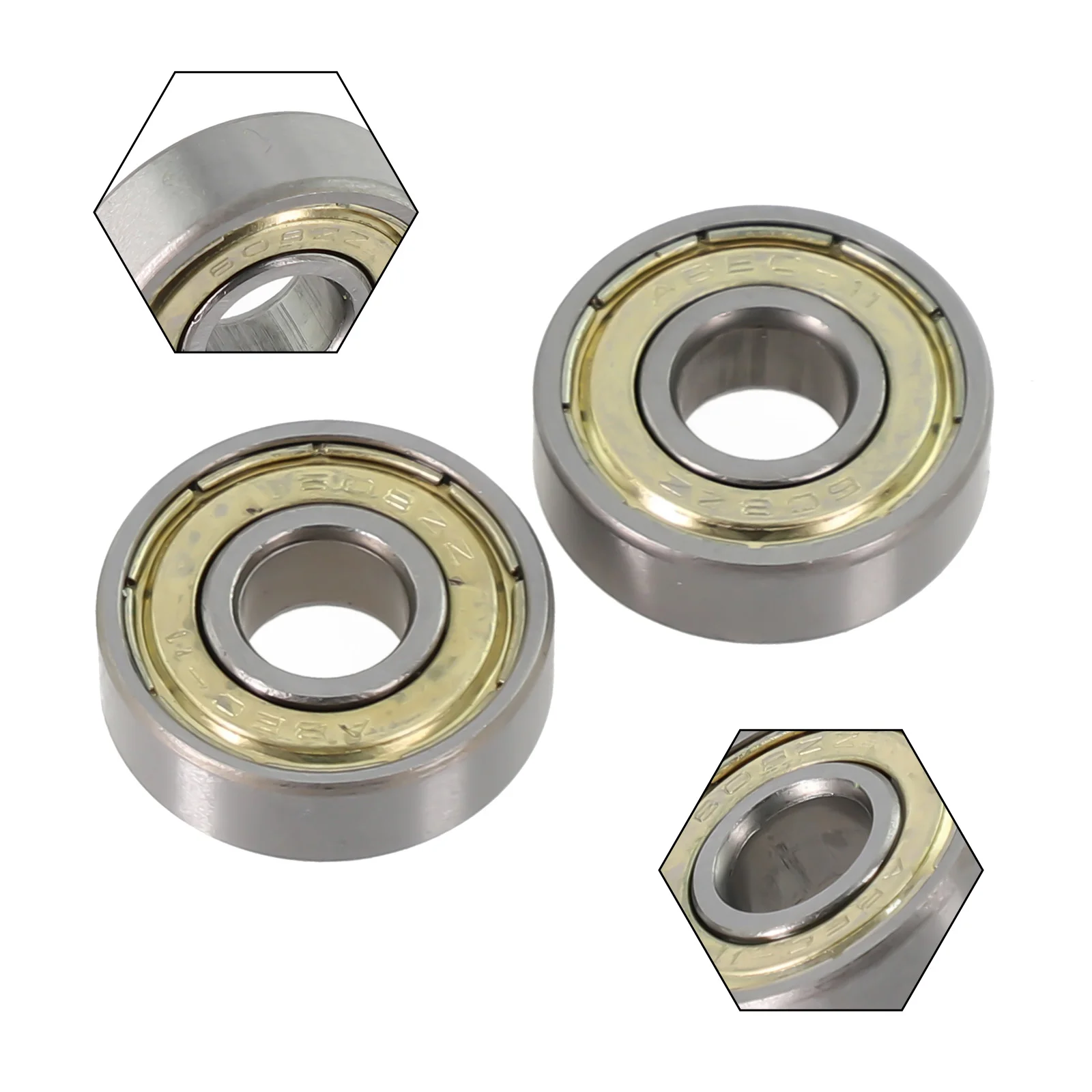 

608ZZ (ABEC-11) Stainless Steel Skateboard Bearings Roller Scooter Skateboard Wheel Ball Bearings Skate Wheels Silver