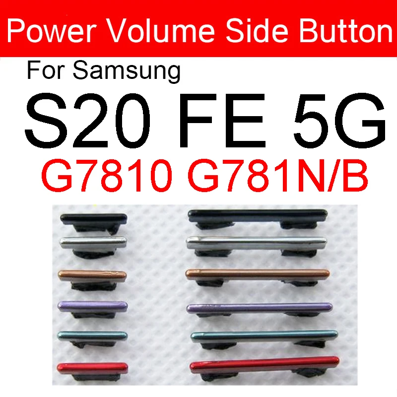Volume Power Button and Power On/Off Side Key Repair Set (2 Pieces)