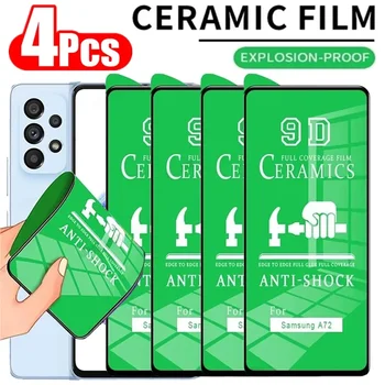 4 pezzi pellicola ceramica morbida per Samsung Galaxy A54 A13 A53 A34 A14 A52 A12 A33 A23 A32 A24 A51 A52S A73 A72 A03 A50 protezione schermo