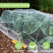ultra fine mesh garden netting pest   mosquito protection for patio vegetables fruits flowers white pe material details 2
