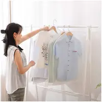 Juste anti-poussière pour manteau imbibé, sac de rangement pour la maison, étui en poudres, robe de vêtement supérieure 4