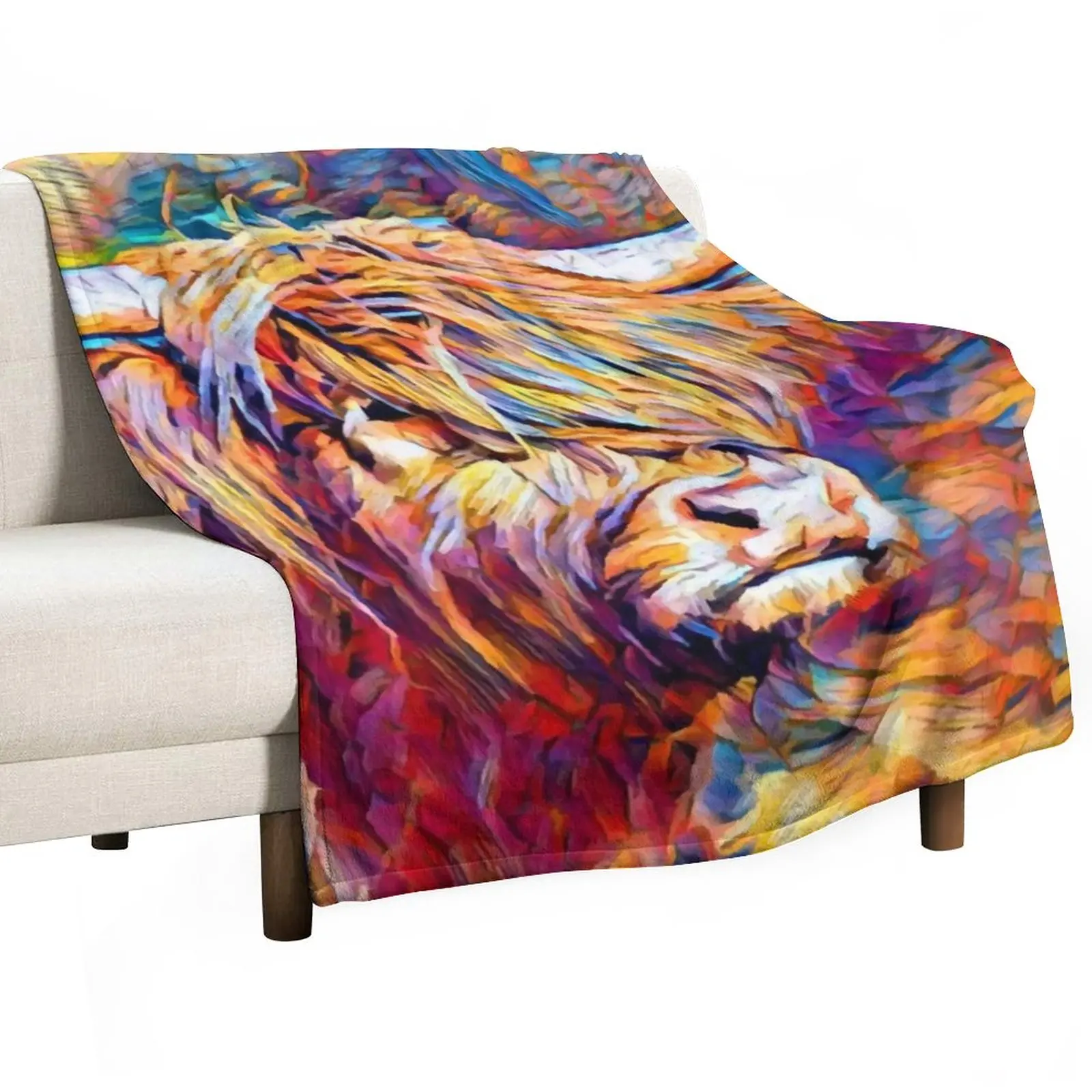 

Highland Cow 6 Throw Blanket Sofas Luxury Throw Blanket Sleeping Bag Blanket