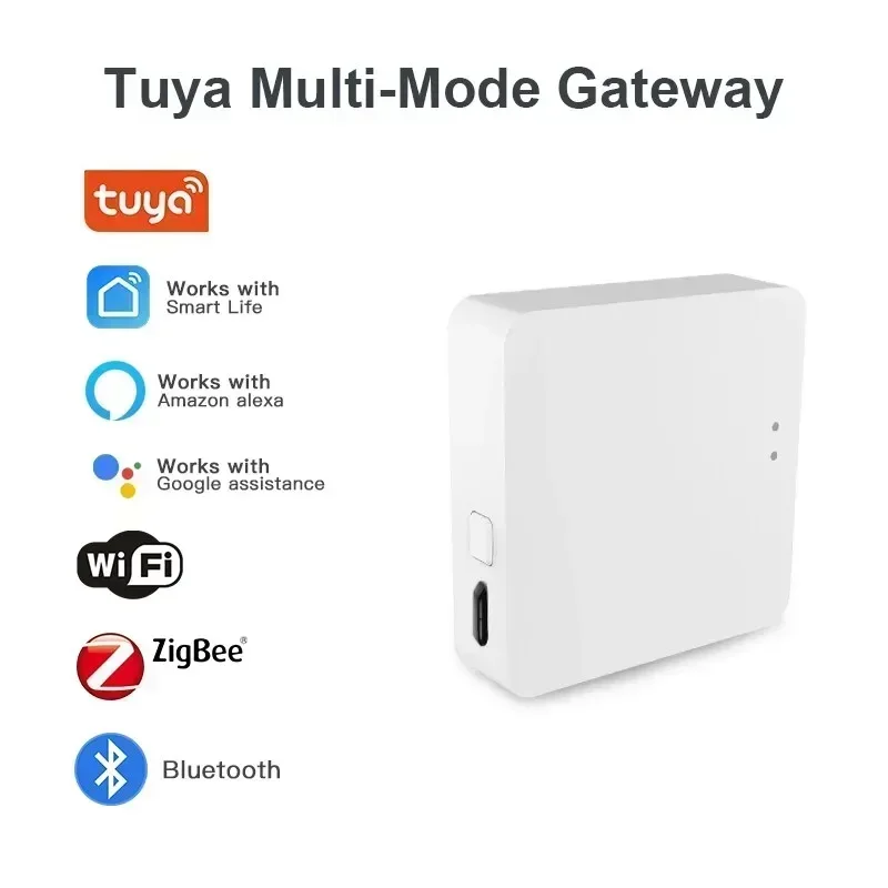 Tuya Multi Mode ZigBee Bluetooth Gateway Hub Wireless Smart Home Appliances Remote Controller Bridge Support Alexa Google Home