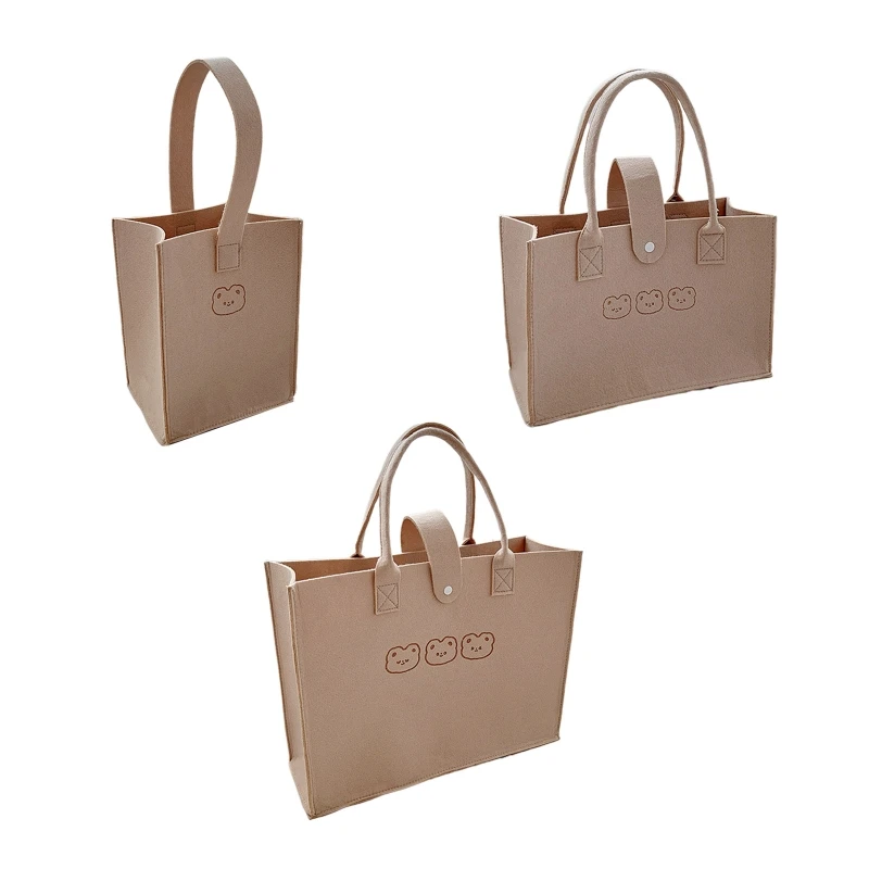 

Felt Handbag, Felt Shopping Bag, Storage Hand Bag, Handbag Shopper Tote Bags Large Capacity Casual Shopping Bag