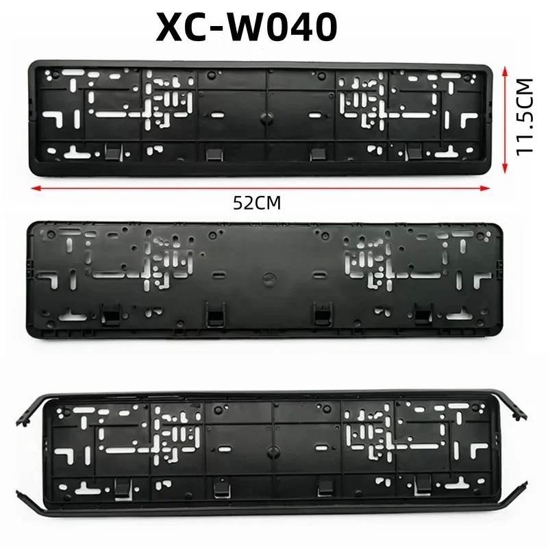 License Plate Frame Black European Size License Plate Frame Holder