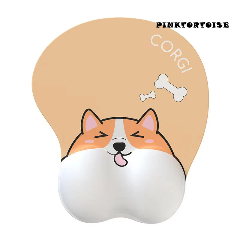 pinktortoise-anime-adoravel-cao-3d-hip-butt-gaming-mouse-pads-com-silicone-gel-pulso-resto-eco-amigavel-mousepad-esteira-para-lolcsgo