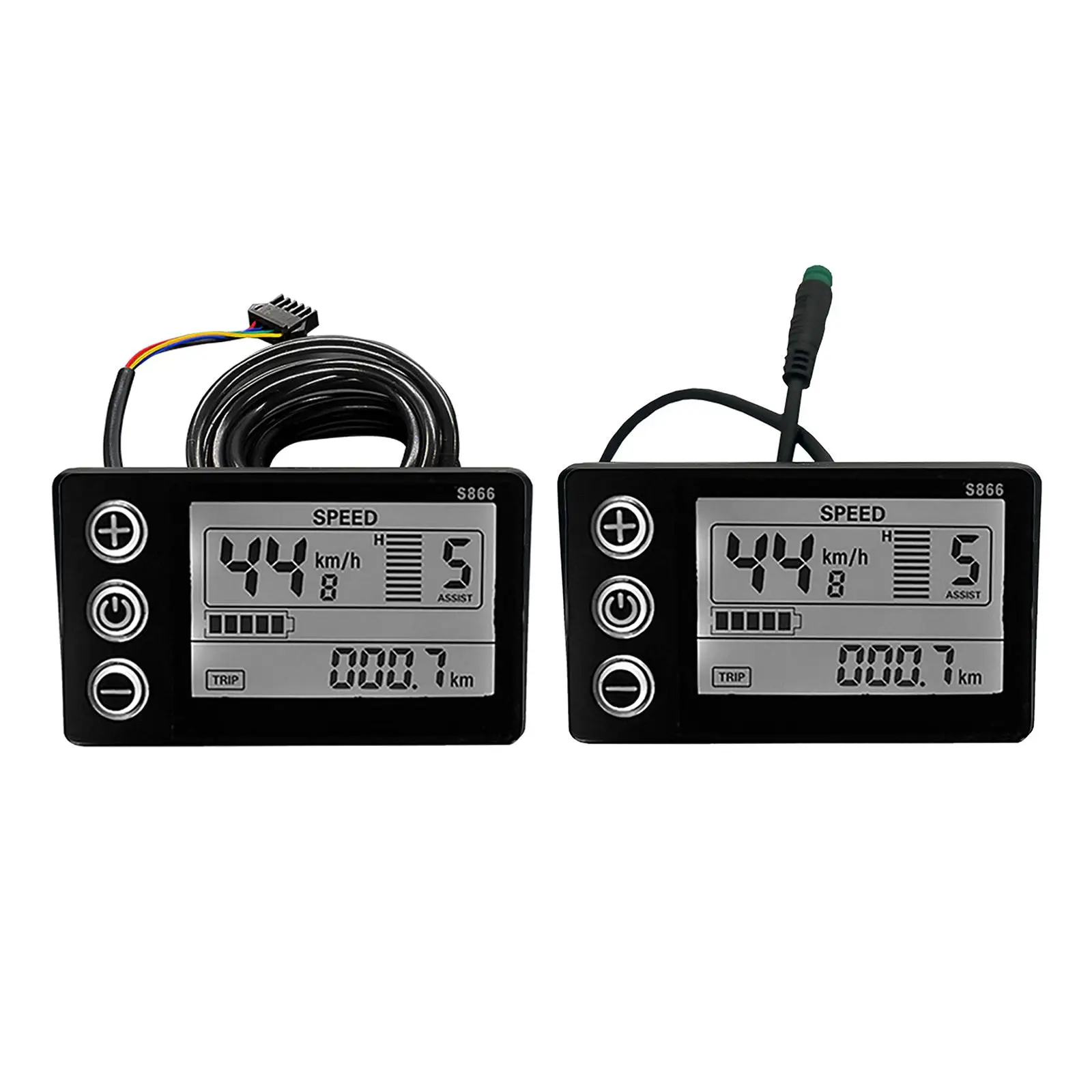 LCD ÷ г ú ׼ ӵ,  ABS 24V, 36V, 48V, 1x S866