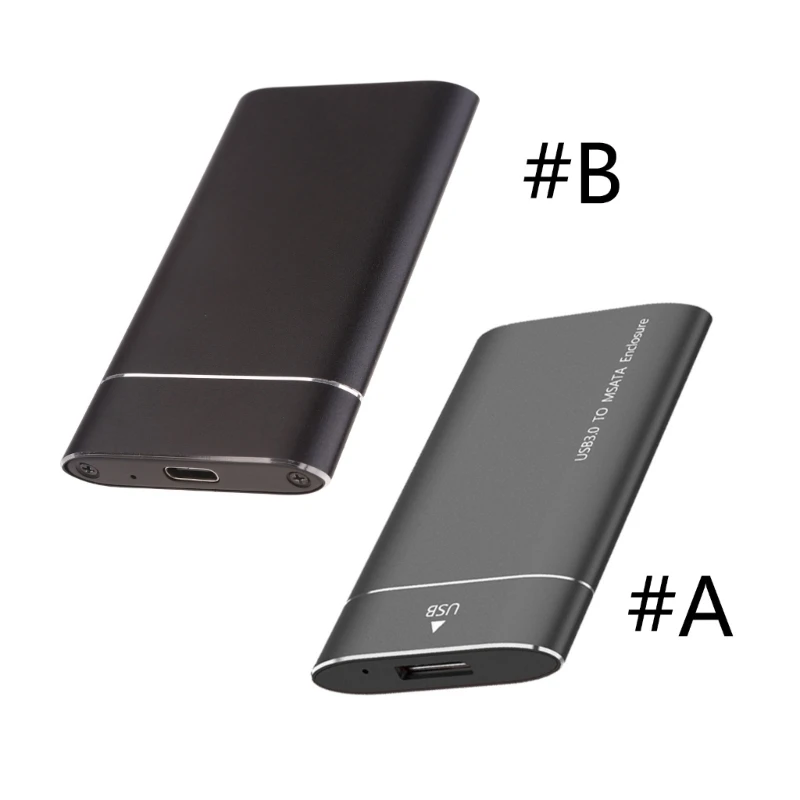 

Новый MSATA To Usb3.0/3.1 Твердый жесткий диск SSD Корпус из алюминиевого сплава