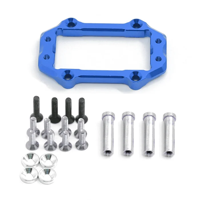 Aluminum Steering Servo Mount Set For Arrma Kraton, Senton, Talion, Typhon, Outcast - Black - View #13