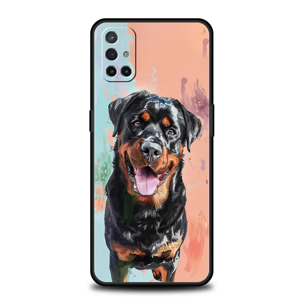 Rottweiler Dog Soft Phone Case Cover