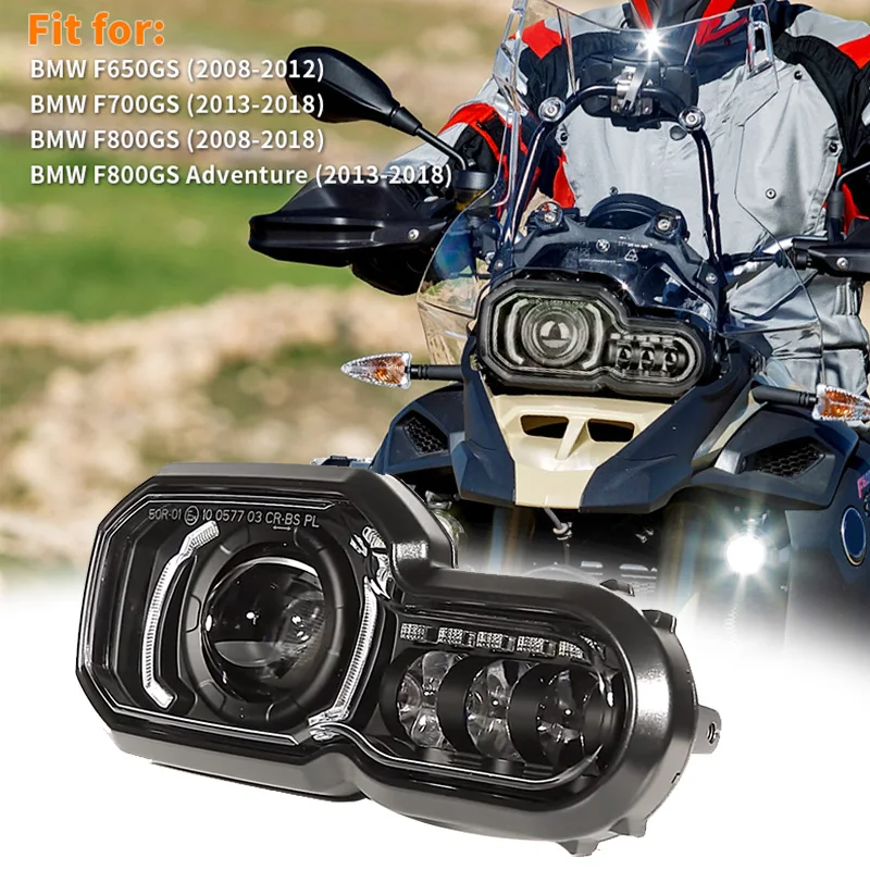 Headlights Led Lights Bmw F650gs F700gs F800gs Projector Headlight Headlamp E24 Aliexpress