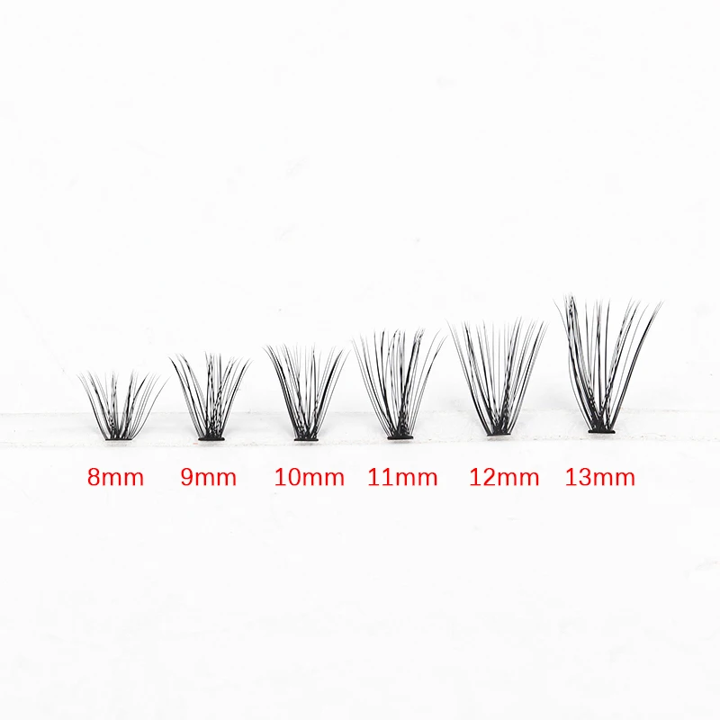 Natural Mink Eyelashes 3D Volume Eyelash Extensions Black Individual Lashes