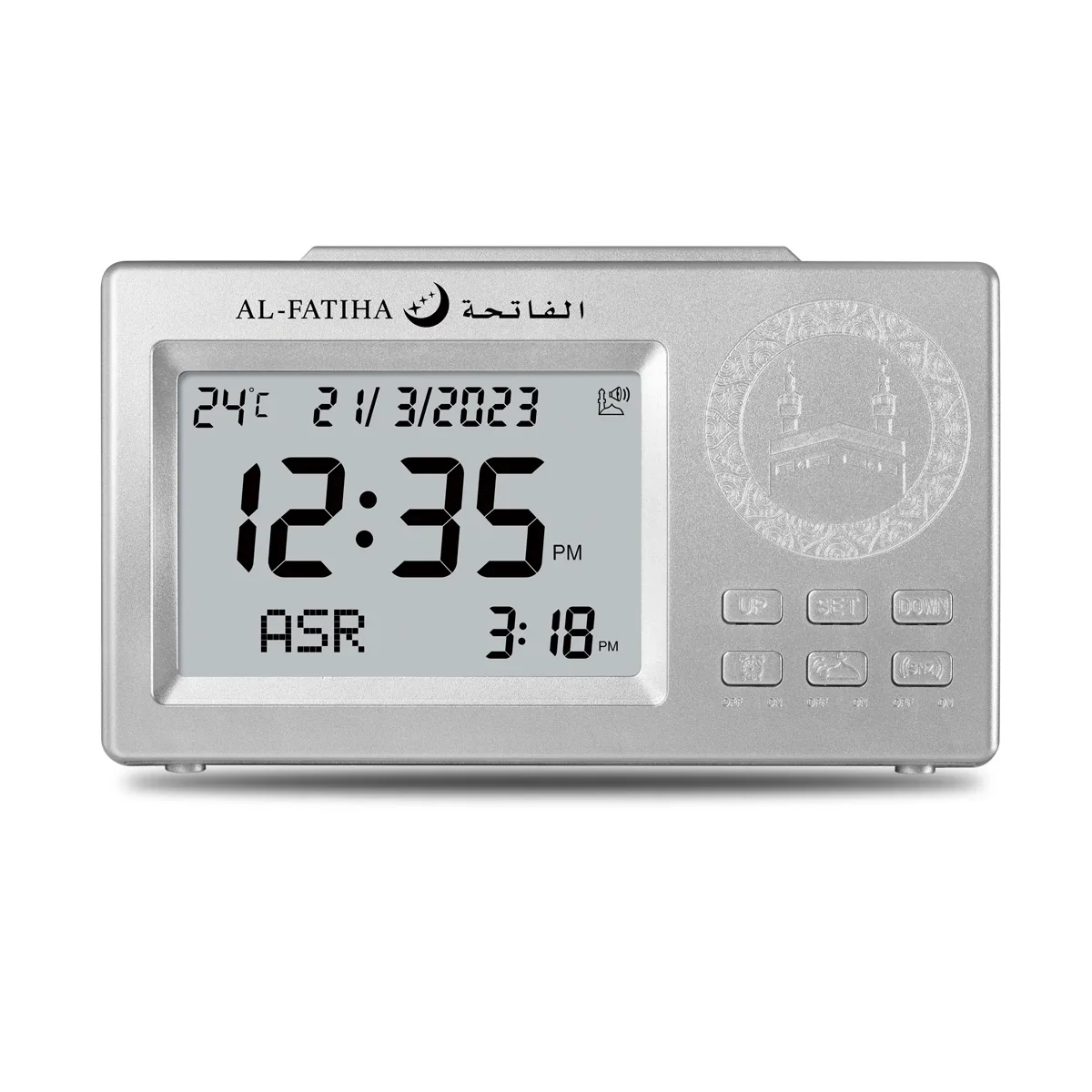 Digital LED Azan Clock  Muslim Islamic Islam stylish Azan Adhan Prayer Reminder Alarm Mosque Wall Clock Prayer Time Hijri 5