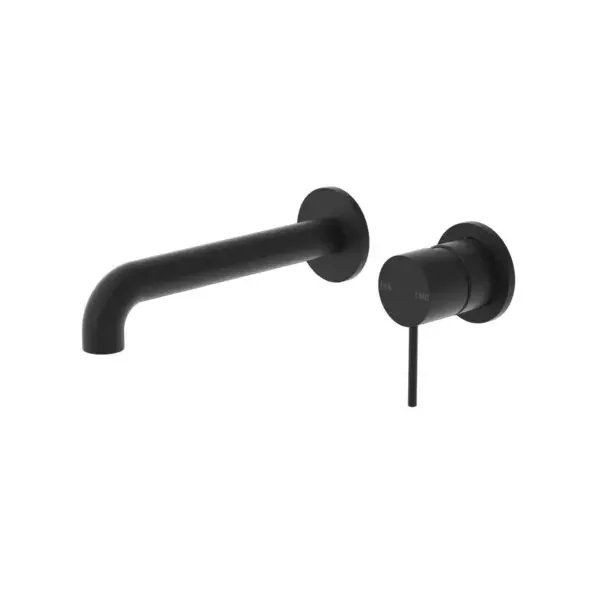 Australian Watermark Matte Black Brass Body Basin Faucet Two Hole Hot and Cold Water Basin Mixer Bathroom Faucet