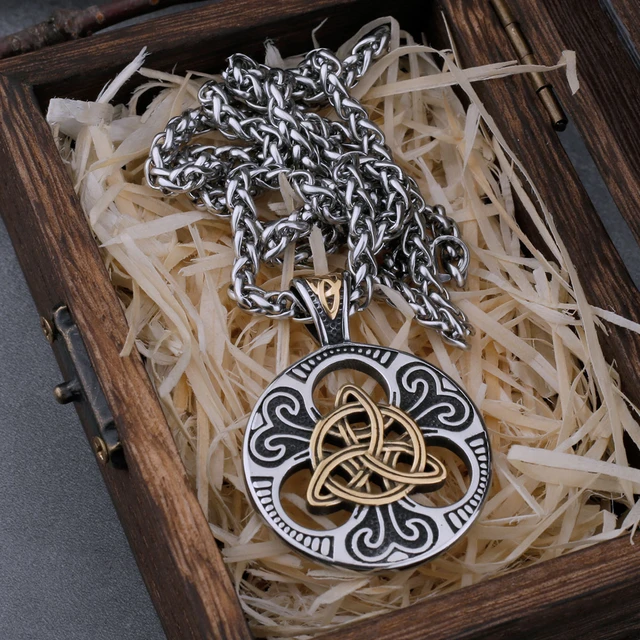 Celtic Necklace for Men - Pewter