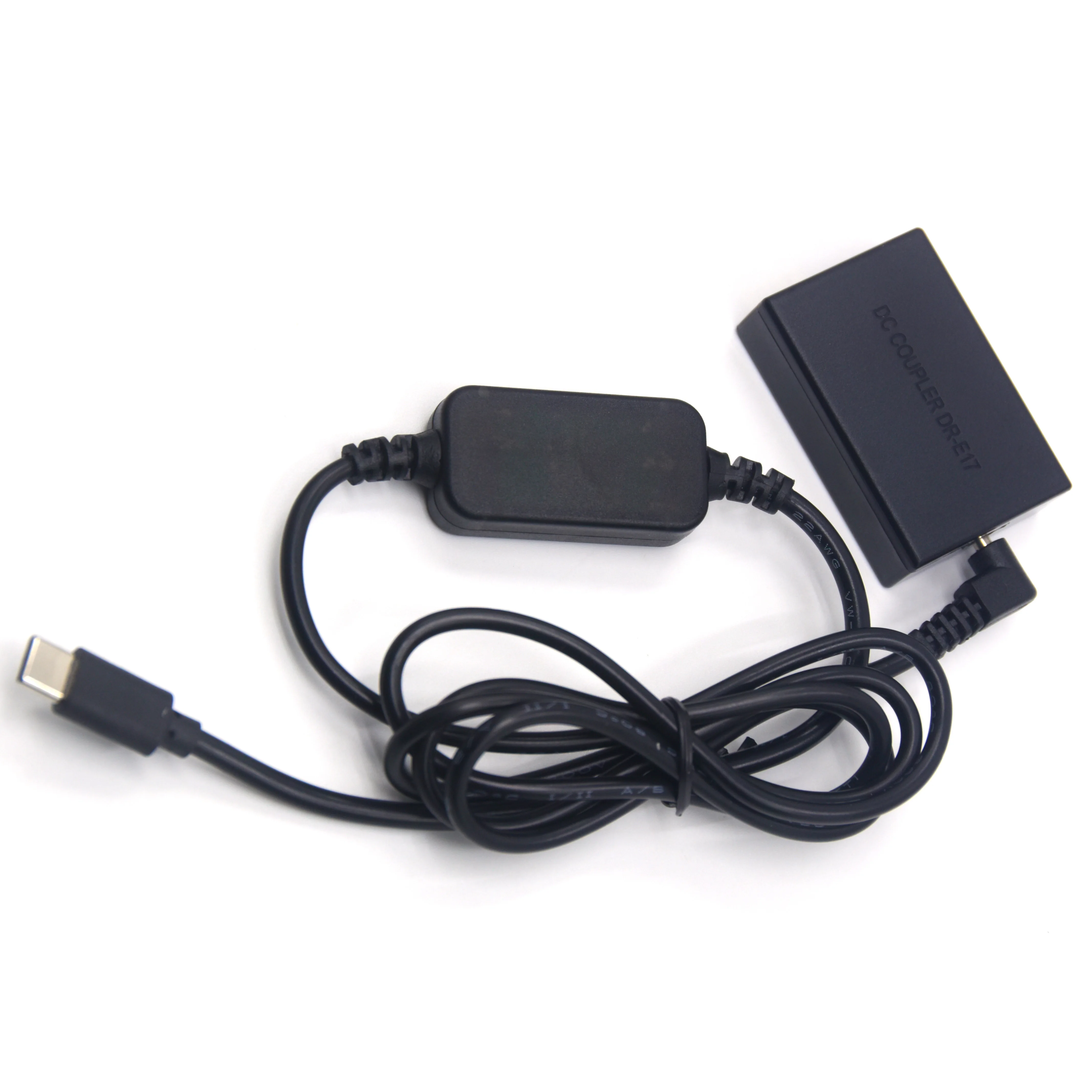 Dr-E17 Dc Accoppiatore Cavo Usb Tipo C + Lp-E17 Batteria Fittizia Per Fotocamere Canon Eos M3 M5 M6 Eos-M6 Mark Ii