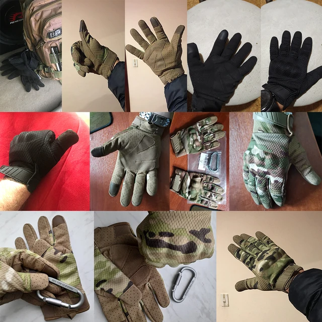 Camo Touchscreen Tactical Outdoor Gloves 2