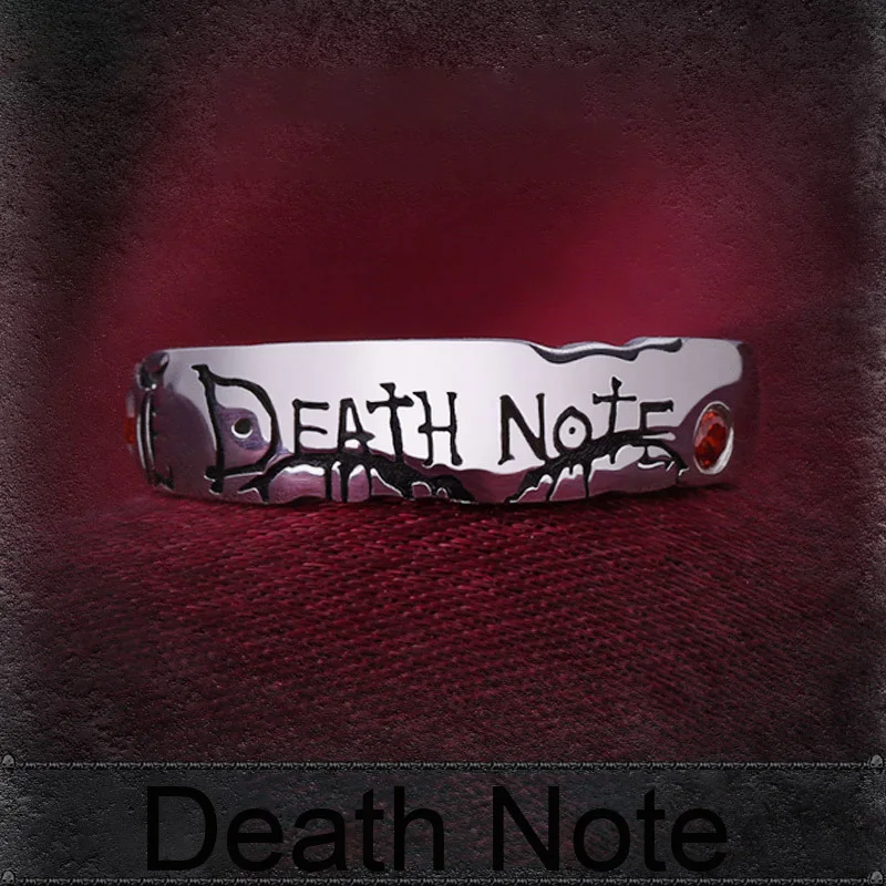 Кольцо Аниме Death Note Yagami Light S925 Серебряное для мужчин и женщин элегантные