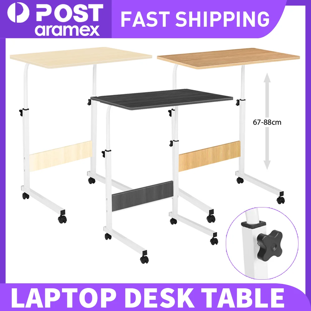 Mobile Laptop Desk Bedside Sofa Computer Table Stand Adjustable Portable Study