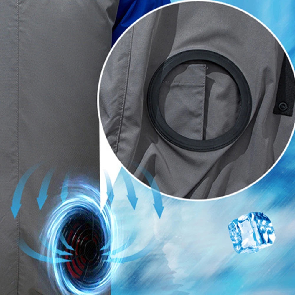 Semiconductor Refrigeration Cooling Air Conditioner Clothing Cooling Back Pad for Outdoor Construction Site Working Conditioner