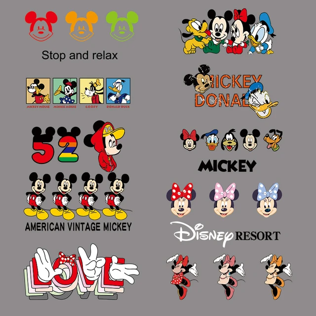 Vinyl Stickers Disney Clothes  Vinyl Sticker Ironing Clothes - Clothes  Cloth Patches - Aliexpress