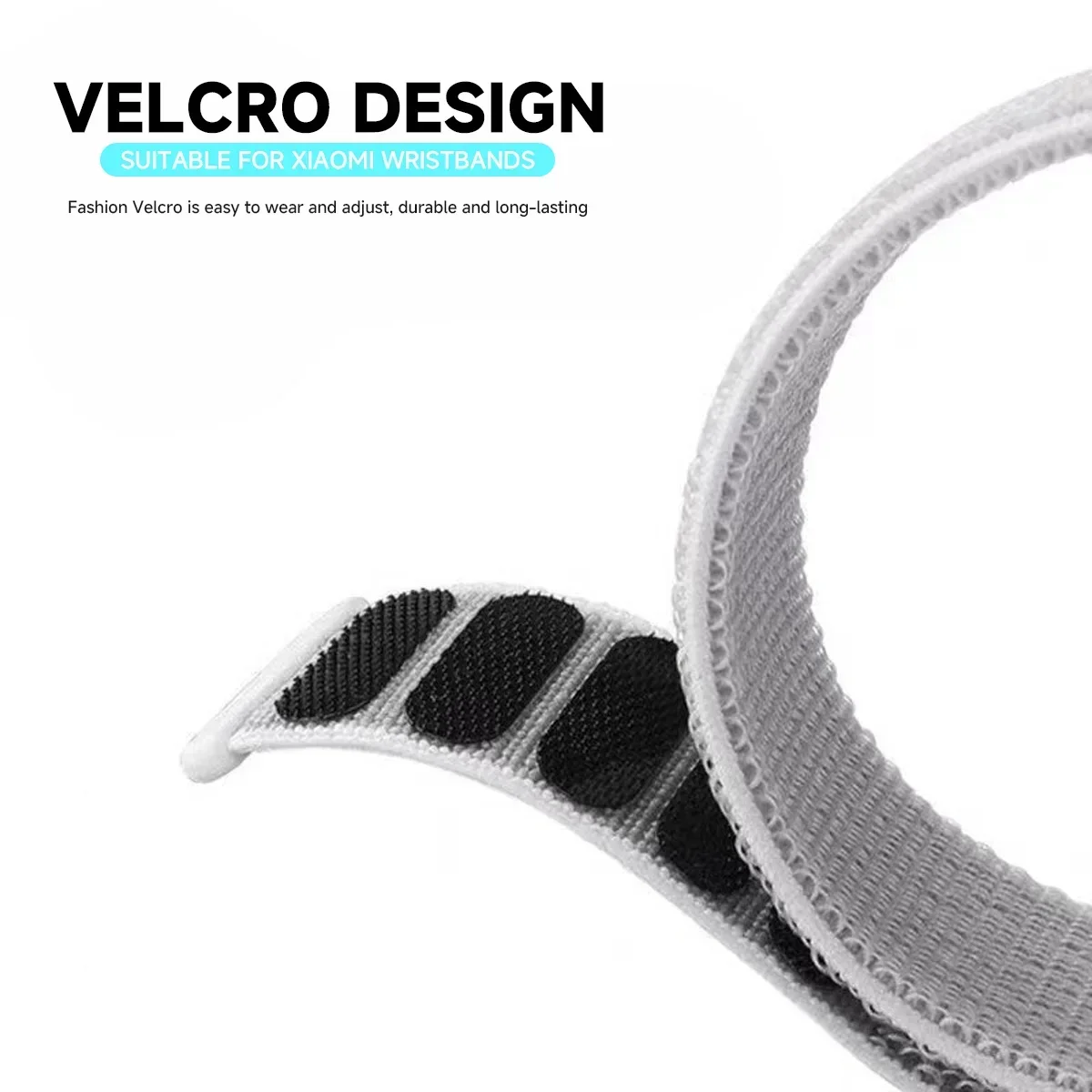 حزام نايلون قابل للتنفس لـ Xiaomi Mi Band 9 8 معصم...