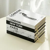 Decorative Books for Home Decor Books for Coffee Table  Faux Books for Decoration with Blank Pages  City Books for Decoration 2
