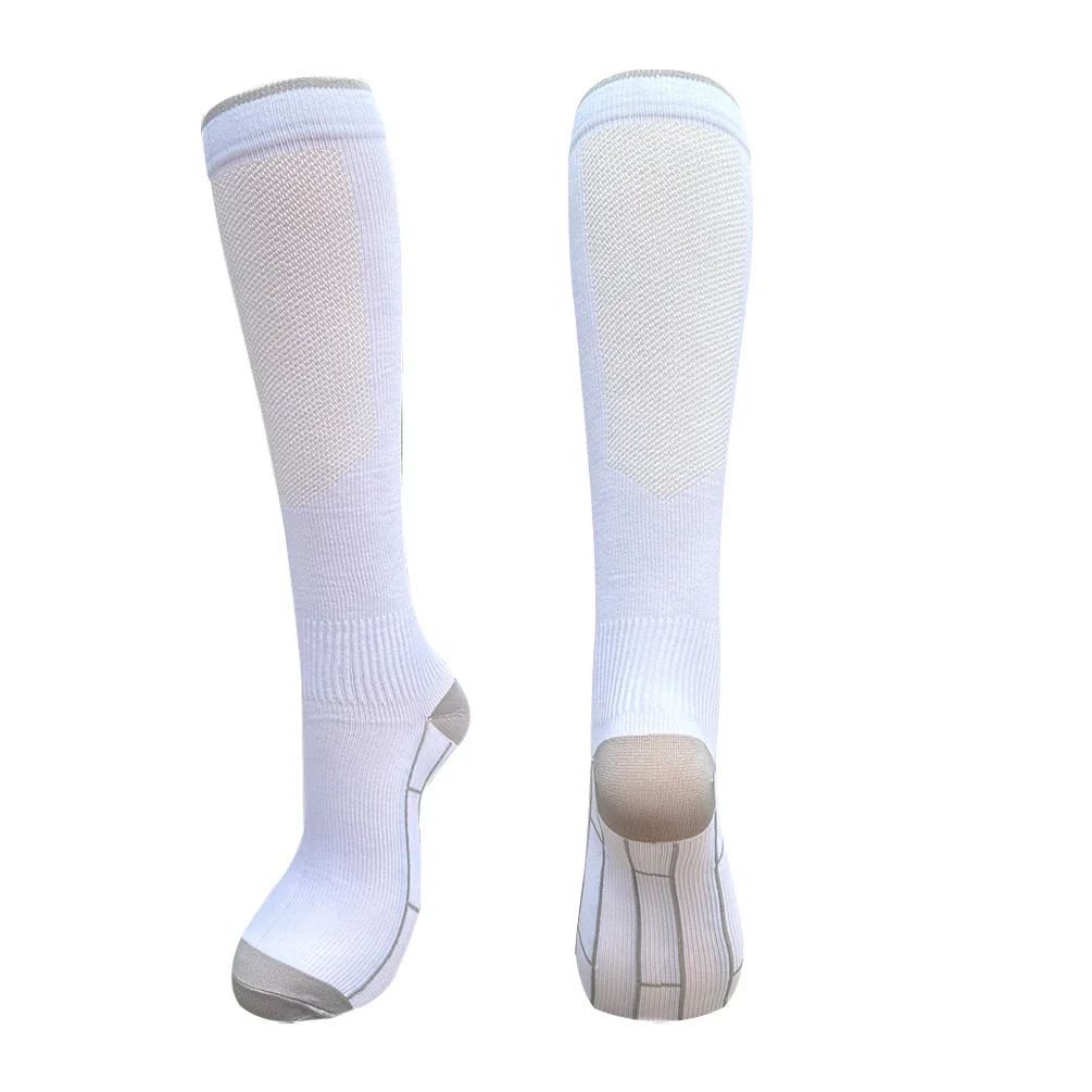 1 Paar Kompressionssocken 20–30 mmHg, unterstützen Lauf- und Radsocken, atmungsaktiv, bequem, für Männer und Frauen, Kompressionsstrümpfe