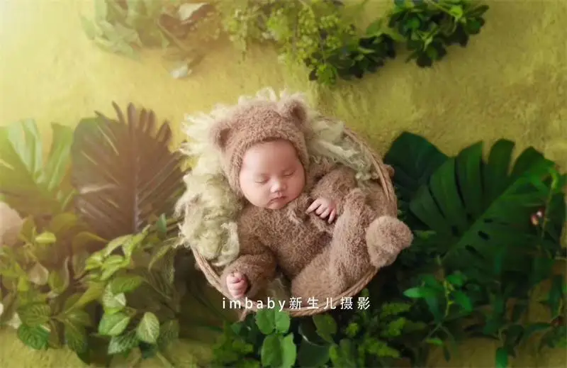 Newborn Photography Props  Romper Baby Boy Girl  Bear Bodysuits Outfit  Photography  Props