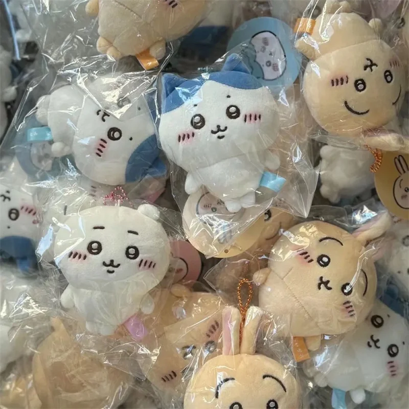 Kawaii Chiikawa Hachiware Usagi Plush Toy Keychain Cute Cartoon Soft Filling Doll Pendant Bag Accessories Car Keyring Decor Gift plush toy,plush doll,plush keychain,key chain