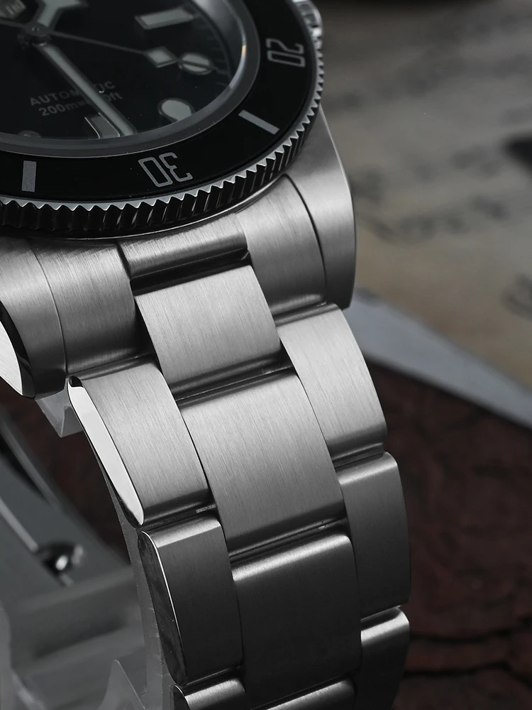 Mechanical Watch San Martin 40mm NH35 Automatic Men Diving Watch 20ATM Waterproof