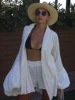 Clacive Fashion Loose White Cotton Sets For Women 2 Pieces 2025 Elegant Puff Sleeve Robes With High Waist Shorts Set Female 1