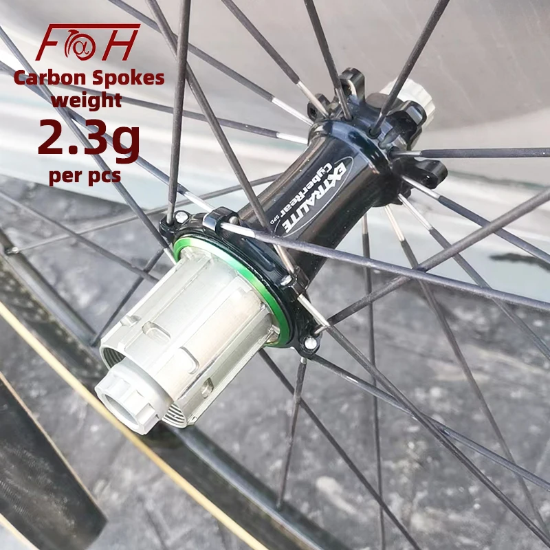 titanium spokes 2.2g straight head flower drum general carbon fiber carbon spokes lightweight manufacturer bicycle spokes
