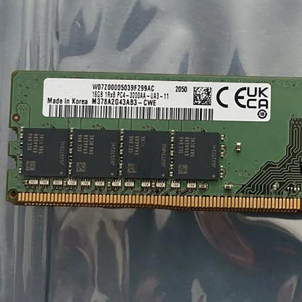 M378A2G43AB3-CWE RAM 삼성 16GB DDR4 3200MHz 1R × 8 PC4-3200A-U 데스크탑 메모리 완벽하게 빠른 배송