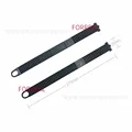 2PC Blk Lthr Strip