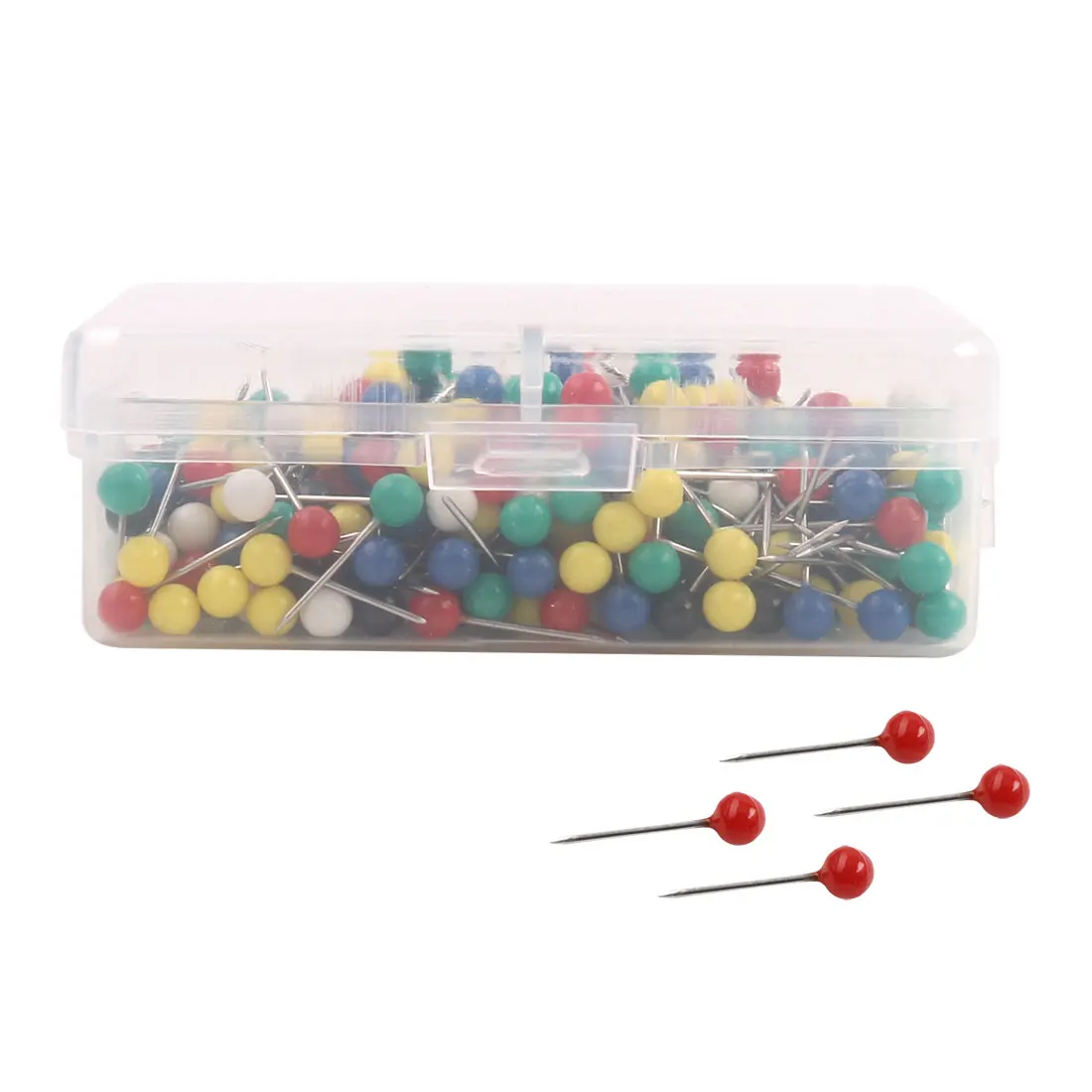 Lot De 500 Punaises En Plastique à Tête Ronde Pour Cartes De