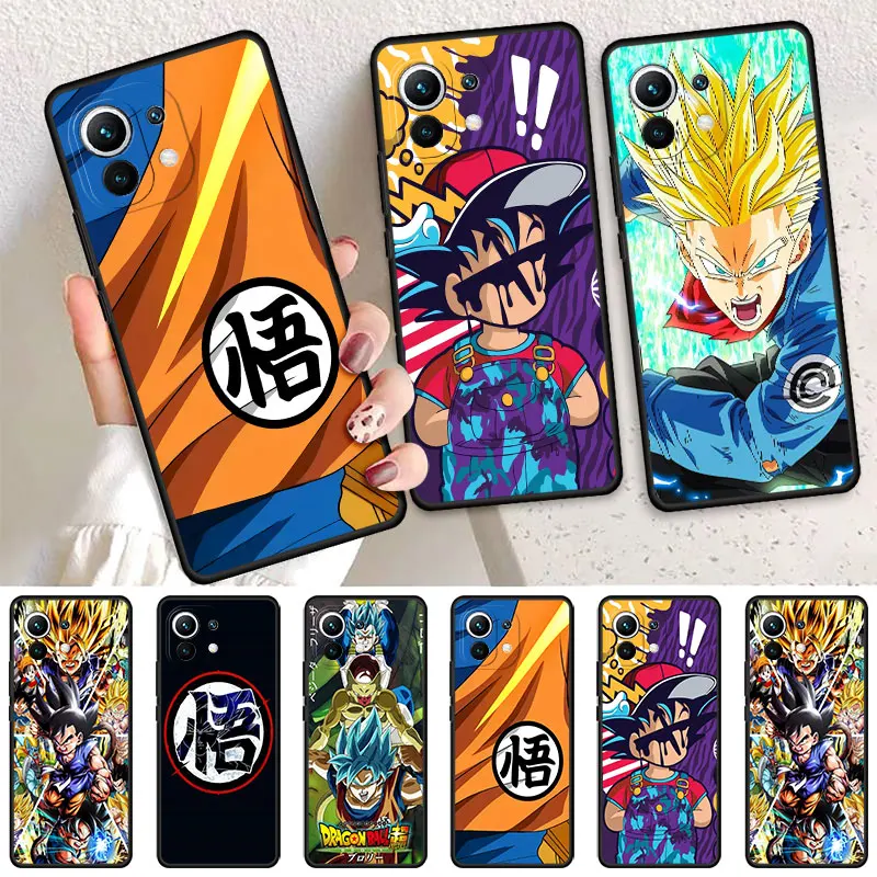 

Case For Xiaomi Mi Poco X3 NFC 11T Pro 11 Lite 12 X5 13 X4 GT 10T 9T M5 M3 C40 F1 Silicone Phone Cover Dragon BALL DBZ TPU Funda