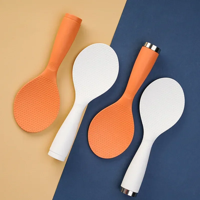 Plastic Rice Spoon Can Stand Up Shovel Rice Cooker Spoon Kitchen Tableware Tool Non-stick Home