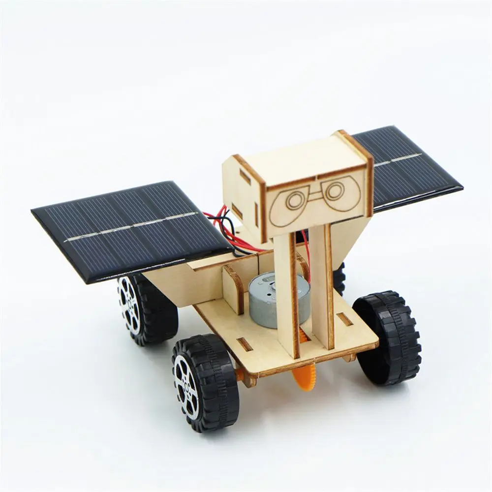 Solar Car Toy Assemble Solar Car Creative Inventions Motor Ability of Children Active Thinking DIY Electronic Kit Technology Toys for Boys