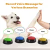 Pet Talking Buttons Dog Training Button 30S Recording Training Buttons for Dogs Communication Buzzers Colorflu Talking Buttons 2