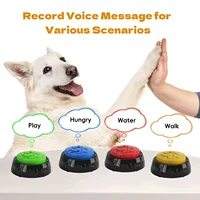 Pet Talking Buttons Dog Training Button 30S Recording Training Buttons for Dogs Communication Buzzers Colorflu Talking Buttons 2
