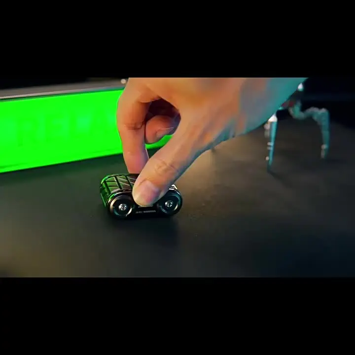Deslizador De Empuje Magnético – Juguete Fidget Anti-estrés De Acero Inoxidable – Miniatura Para Aliviar Ansiedad Y TDAH – Regalo Para Adultos